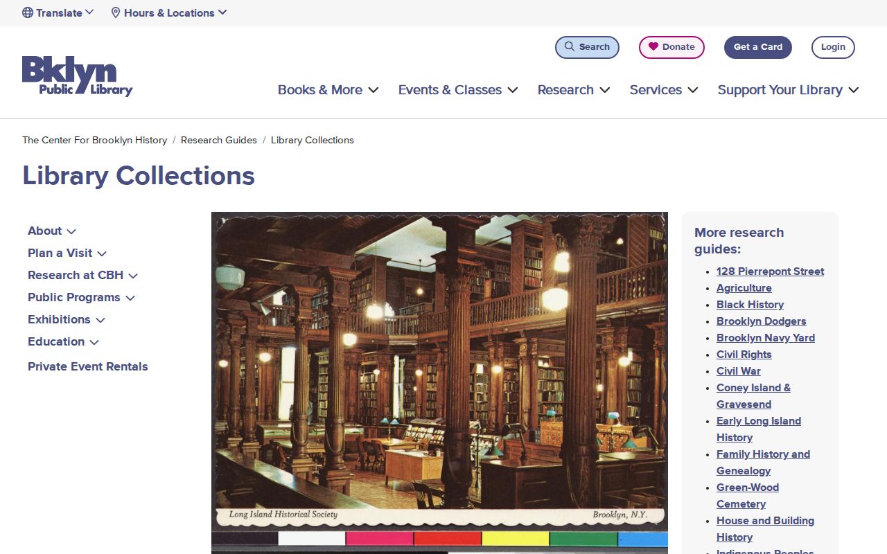 Brooklyn city directory holdings at the Center for Brooklyn History